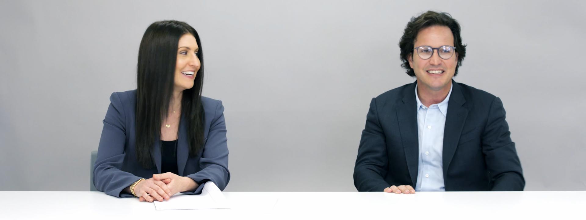 Darci Cohen and Josh Migdal